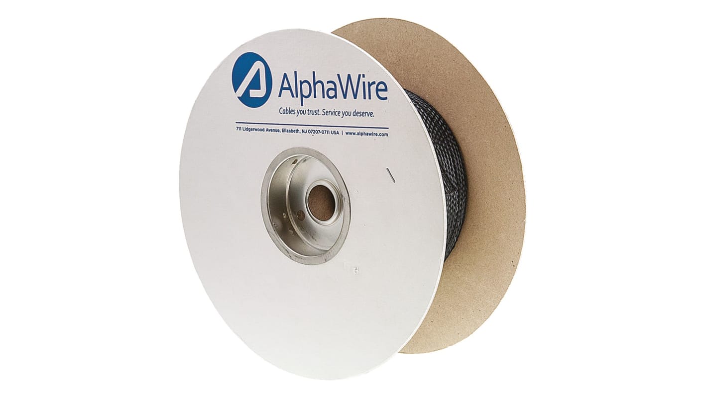 Alpha Wire Spiral Wrap, I.D 12.7mm, 60.325mm PET FIT Wire Management Series