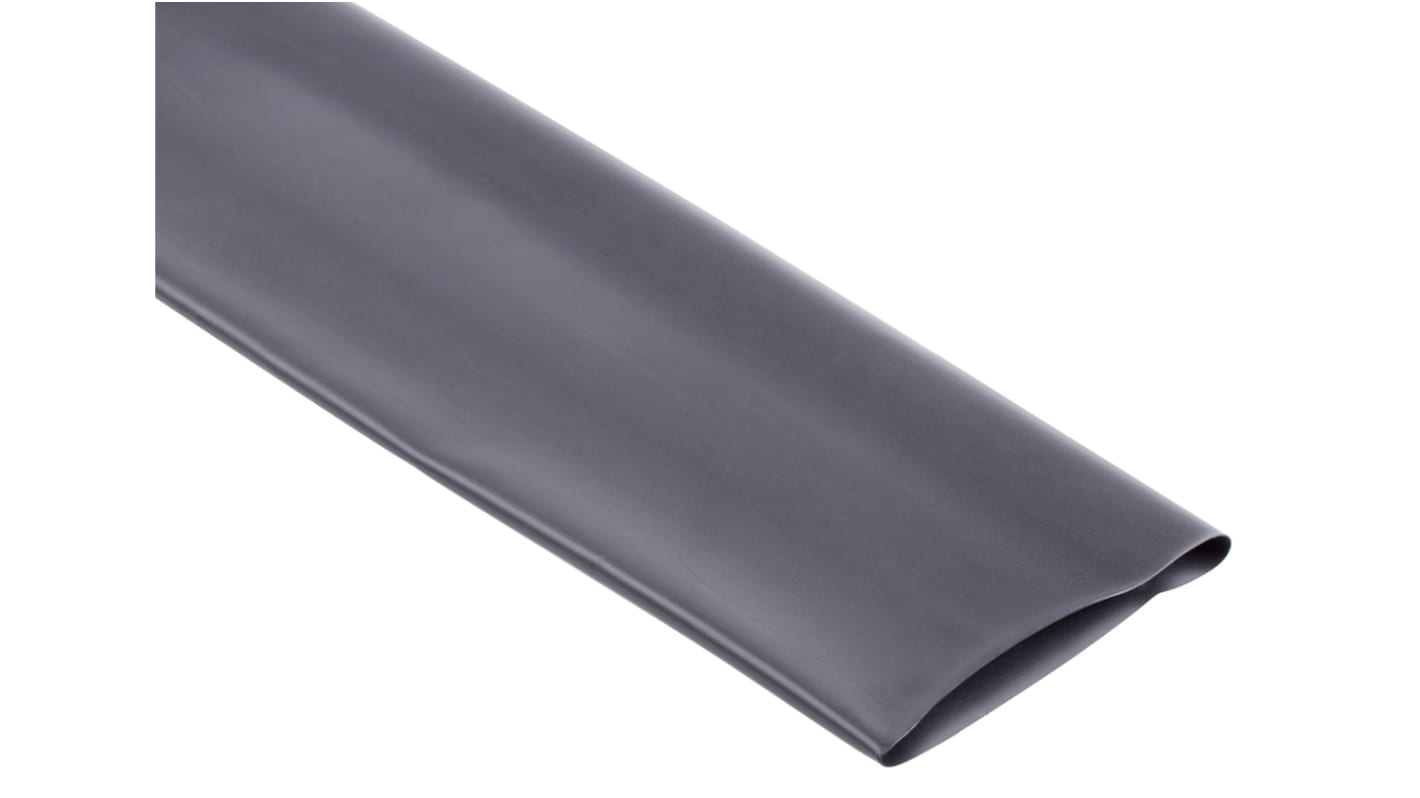 TE Connectivity Heat Shrink Tubing, Black 50.8mm Sleeve Dia. x 1m Length 4:1 Ratio, RP-4800 Series