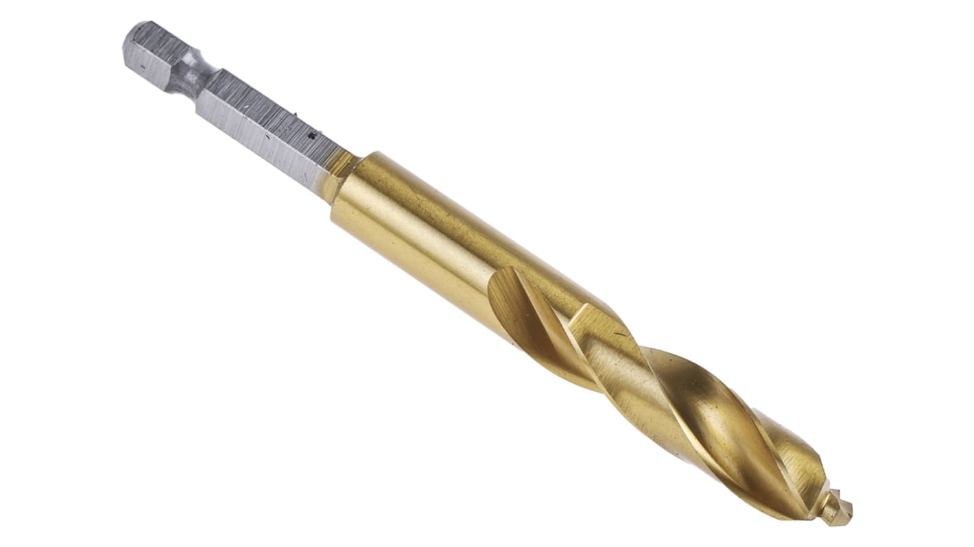 DT50016 QZ DeWALT DT50 Series Titanium Twist Drill Bit 10mm Diameter 102 mm Overall RS