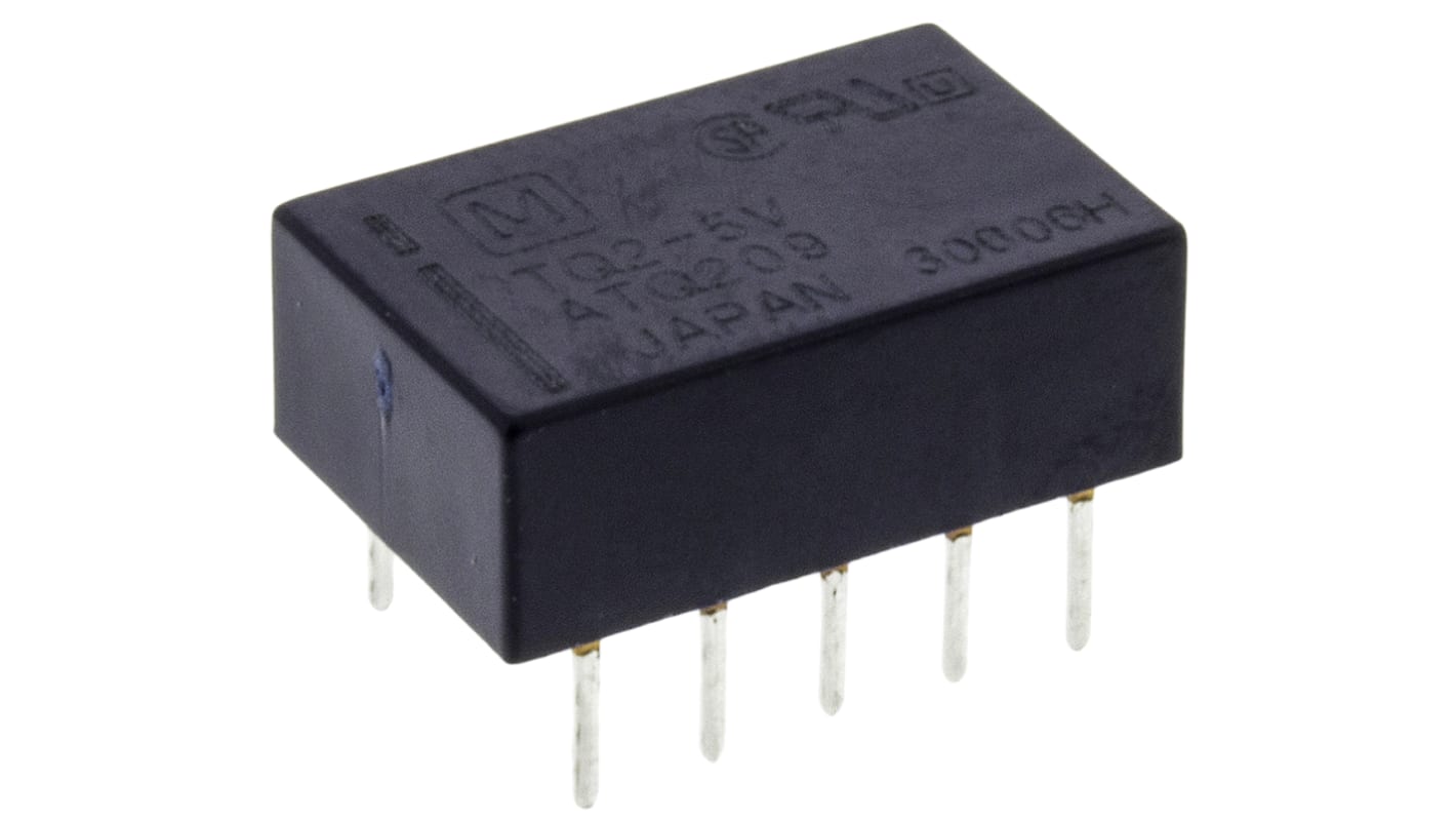 Panasonic PCB Mount HF Relay, 5V dc Coil, DPDT