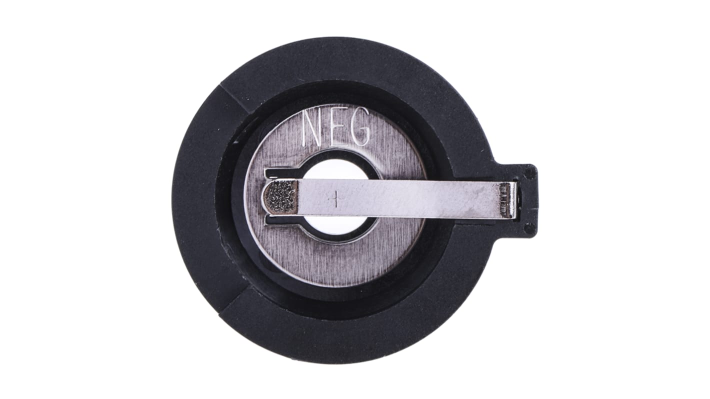 Keystone CR2016, CR2025, CR2032 Battery Holder, Top Spring Arm Contact