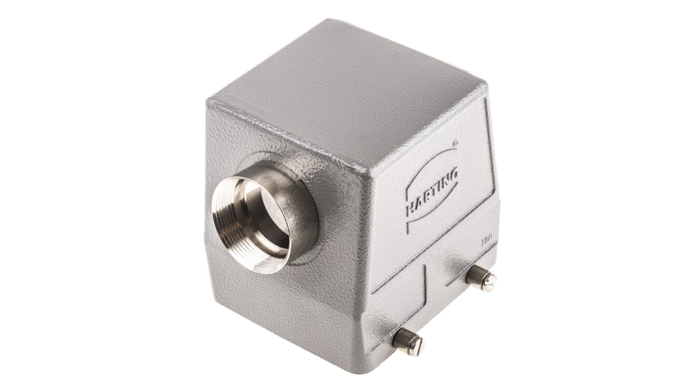HARTING Han B Heavy Duty Power Connector Hood, Side Entry