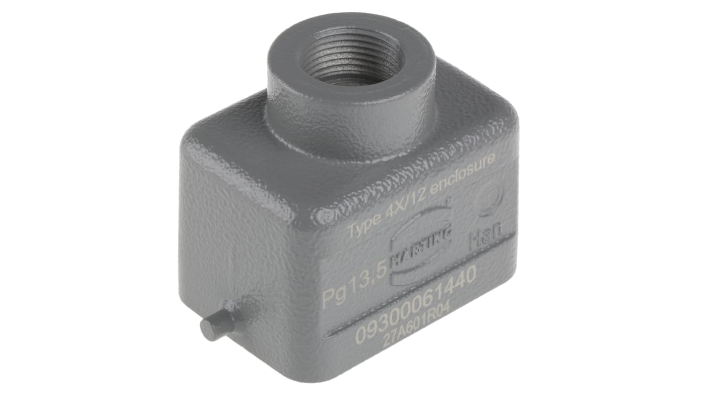 HARTING Han B Heavy Duty Power Connector Hood, PG13.5 Thread