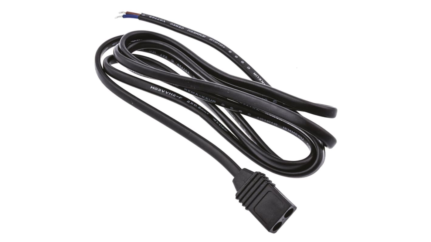 ebm-papst Fan Lead Power, 1500mm, for use with AC Compacts with pin 2.8 / 3.0 x 0.5 mm