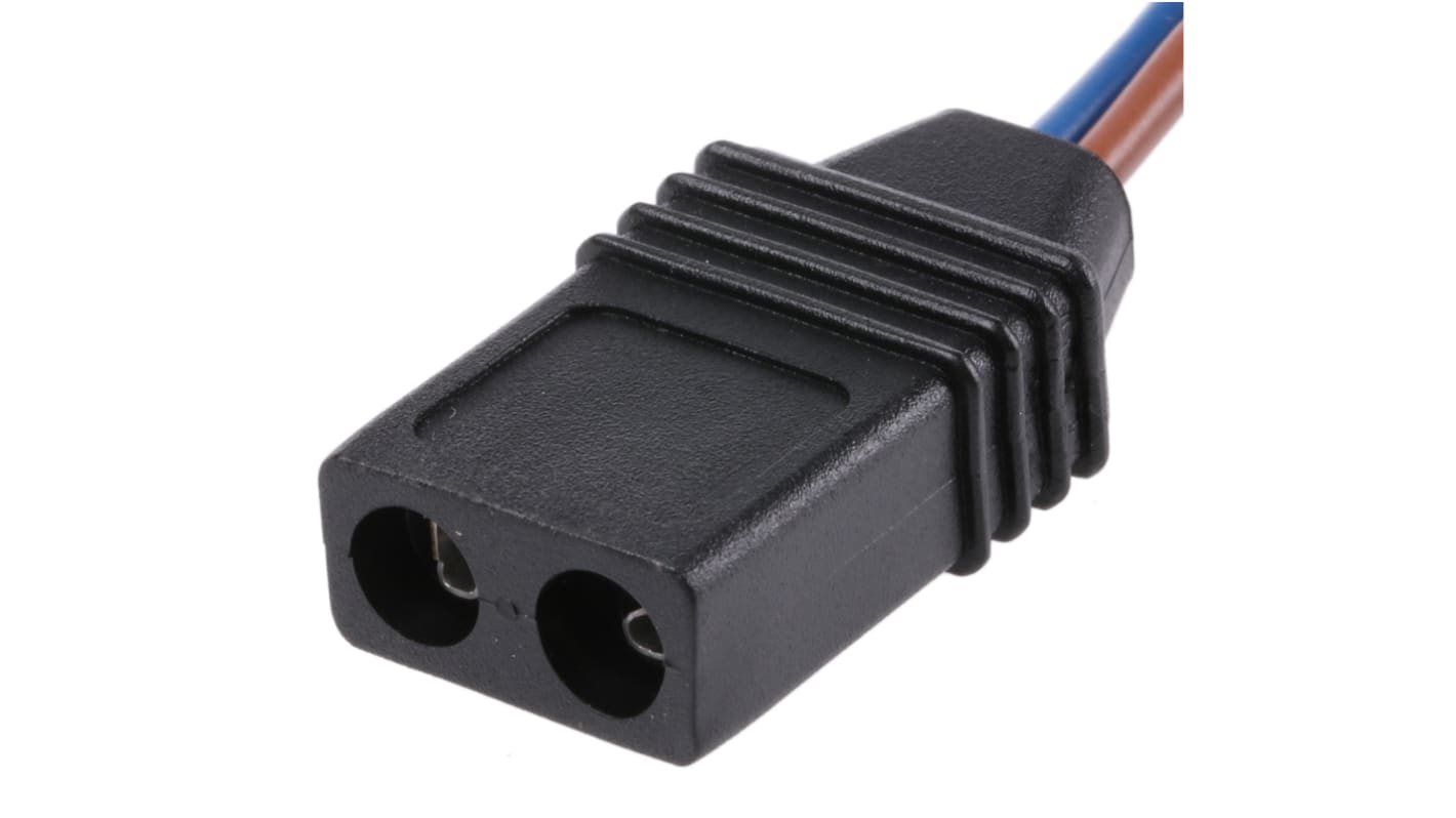 ebm-papst Power Cable Assembly Power, 1500mm, for use with AC Compacts with pin 2.8 / 3.0 x 0.5 mm