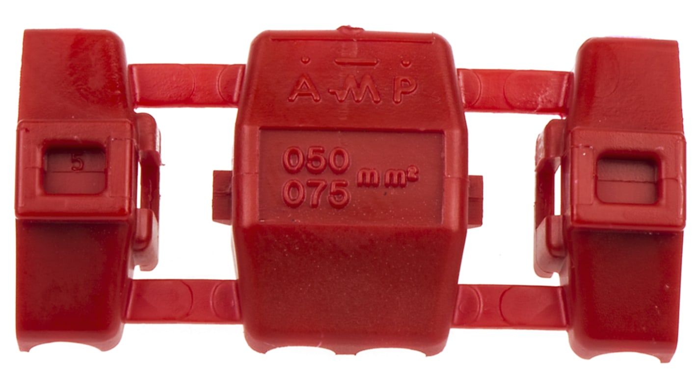 TE Connectivity Tap Splice Connector, Red, Insulated, Tin 20 → 18.5 AWG
