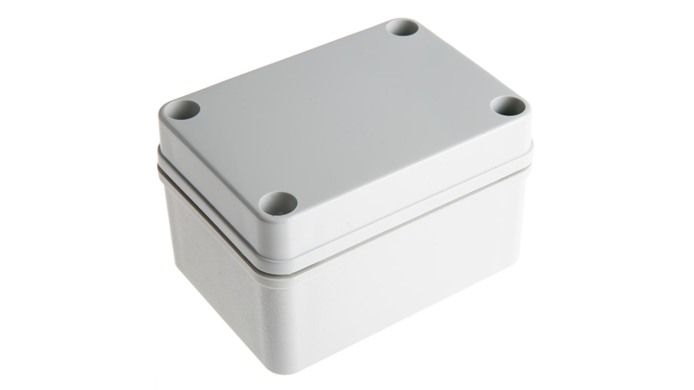 Fibox Piccolo Series Grey Polycarbonate Enclosure, IP66, IP67, Grey Lid, 110 x 80 x 65mm