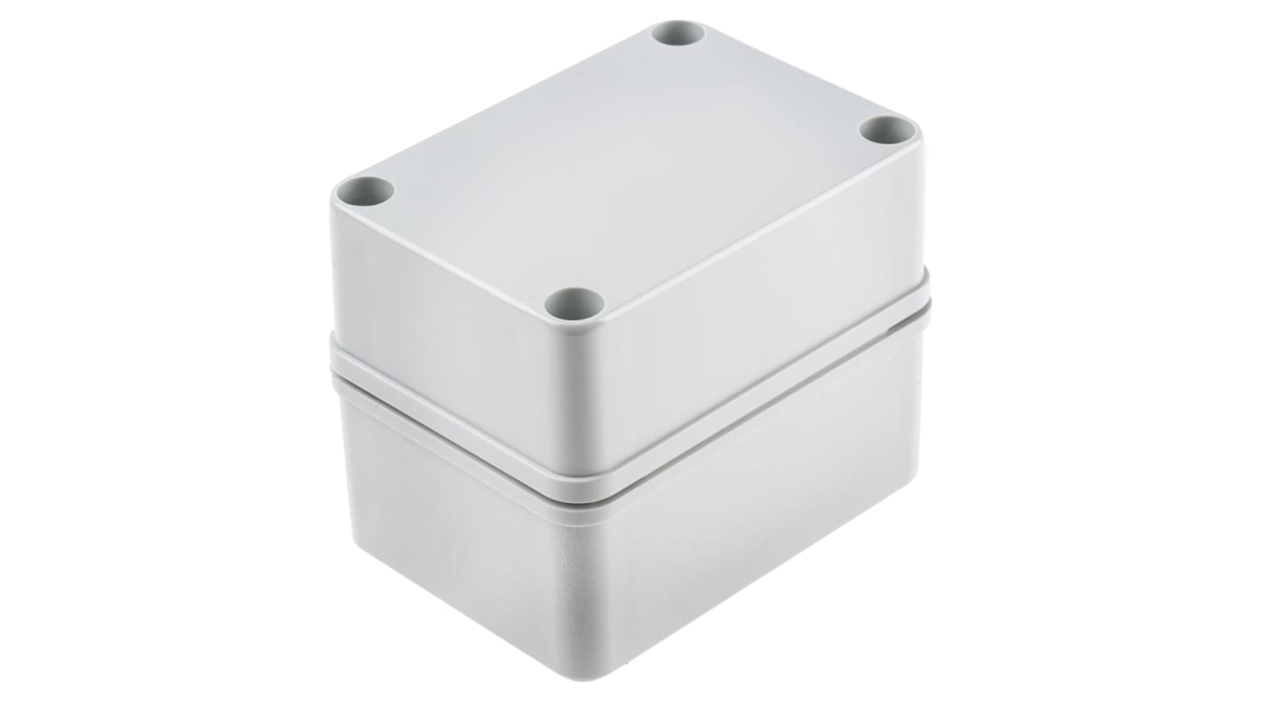 Fibox Piccolo Series Grey Polycarbonate Enclosure, IP66, IP67, Grey Lid, 110 x 80 x 85mm