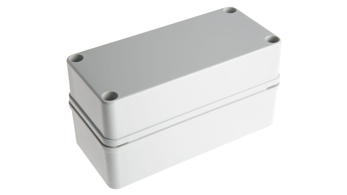 Fibox Piccolo Series Grey Polycarbonate Enclosure, IP66, IP67, Grey Lid, 170 x 80 x 85mm