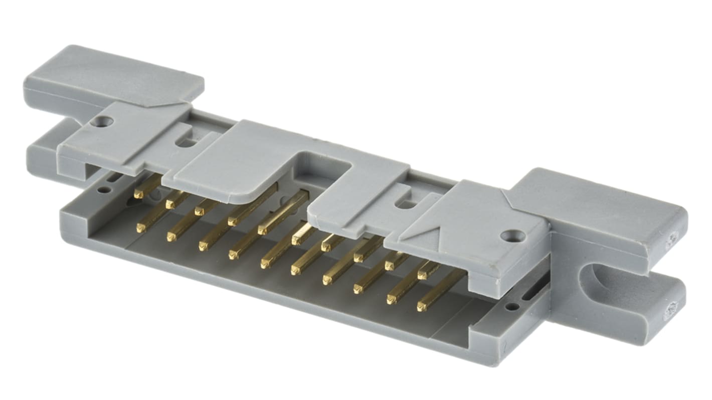 3M 4600 Series Right Angle Cable Mount IDC Connector, 20 Contact(s), 2.54mm Pitch, 2 Row(s), Shrouded
