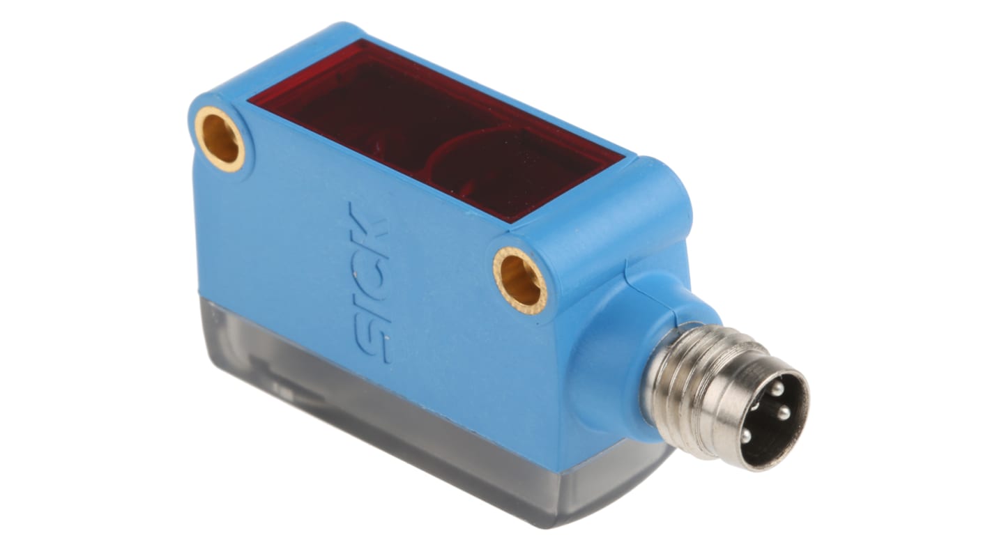 Rs-Online Sensore fotoelettrico Rettangolare SICK a retroriflessione rilevamento >6 m. uscita PNP