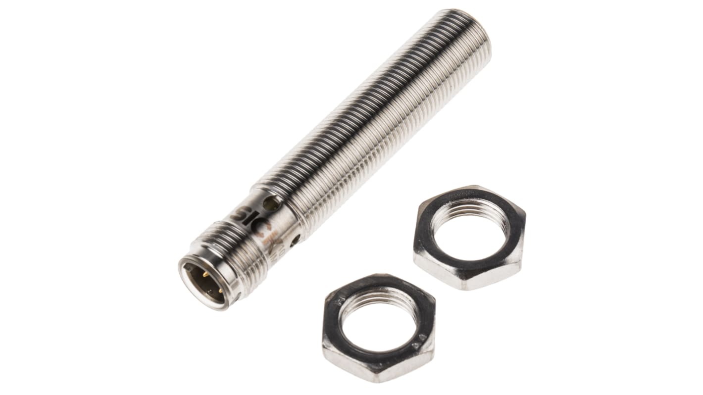 Rs-Online Sensore di prossimità Cilindro filettato SICK M12 rilevamento 4 mm 10 → 30 V c.c