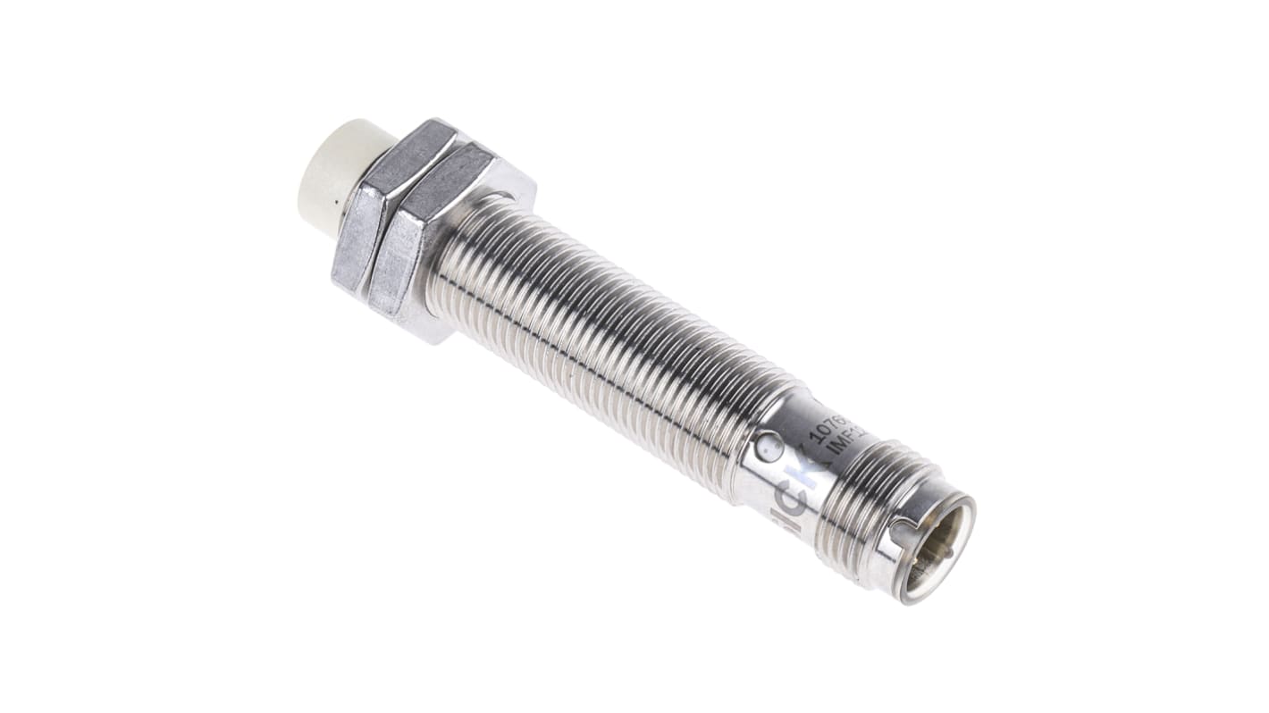 Rs-Online Sensore di prossimità Cilindro filettato SICK M12 rilevamento 8 mm 10 → 30 V c.c