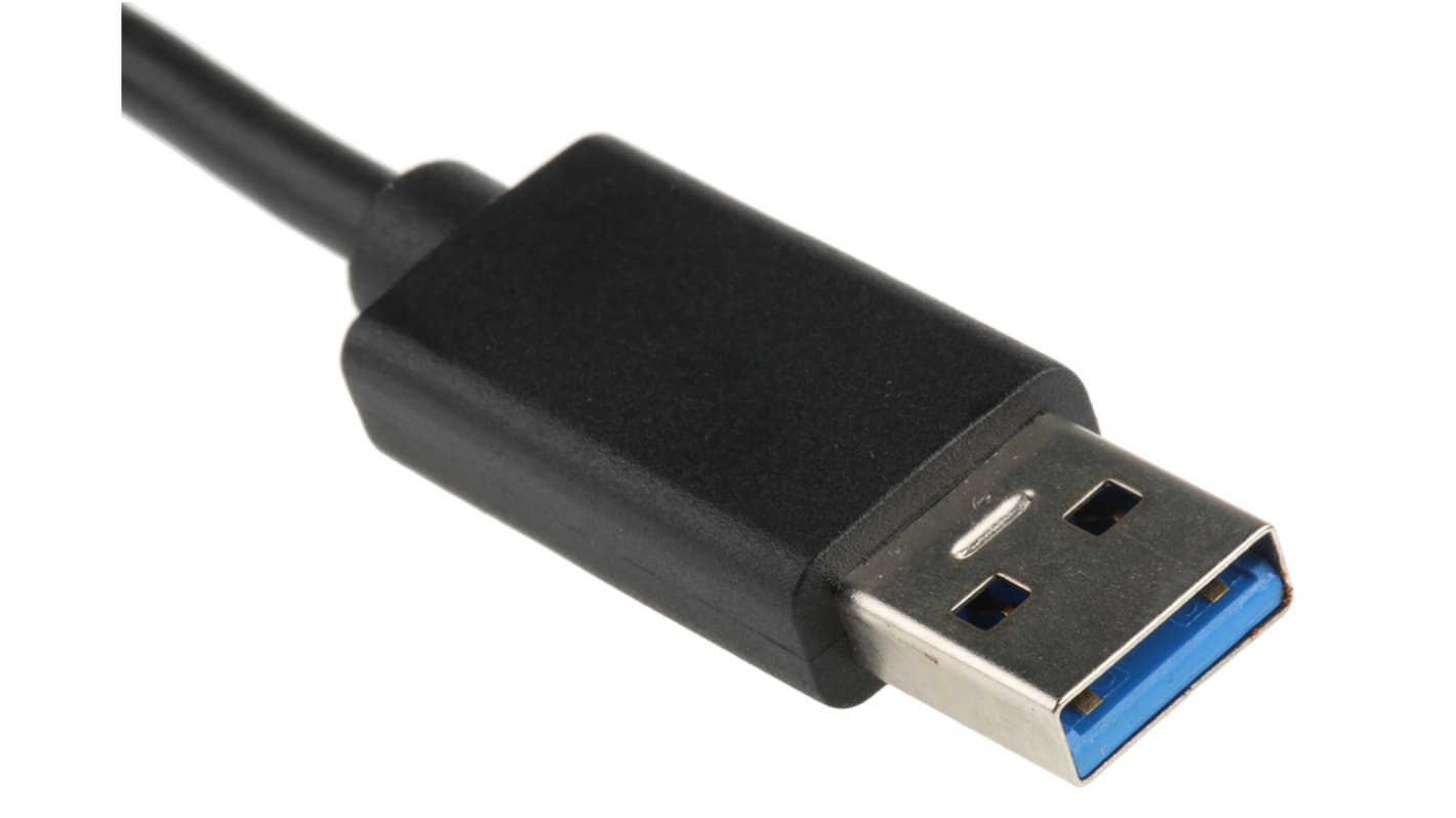 Kabel USB Złącze A USB A Złącze B USB C dł. 500mm Przewód USB USB 3.1 kolor: Czarny