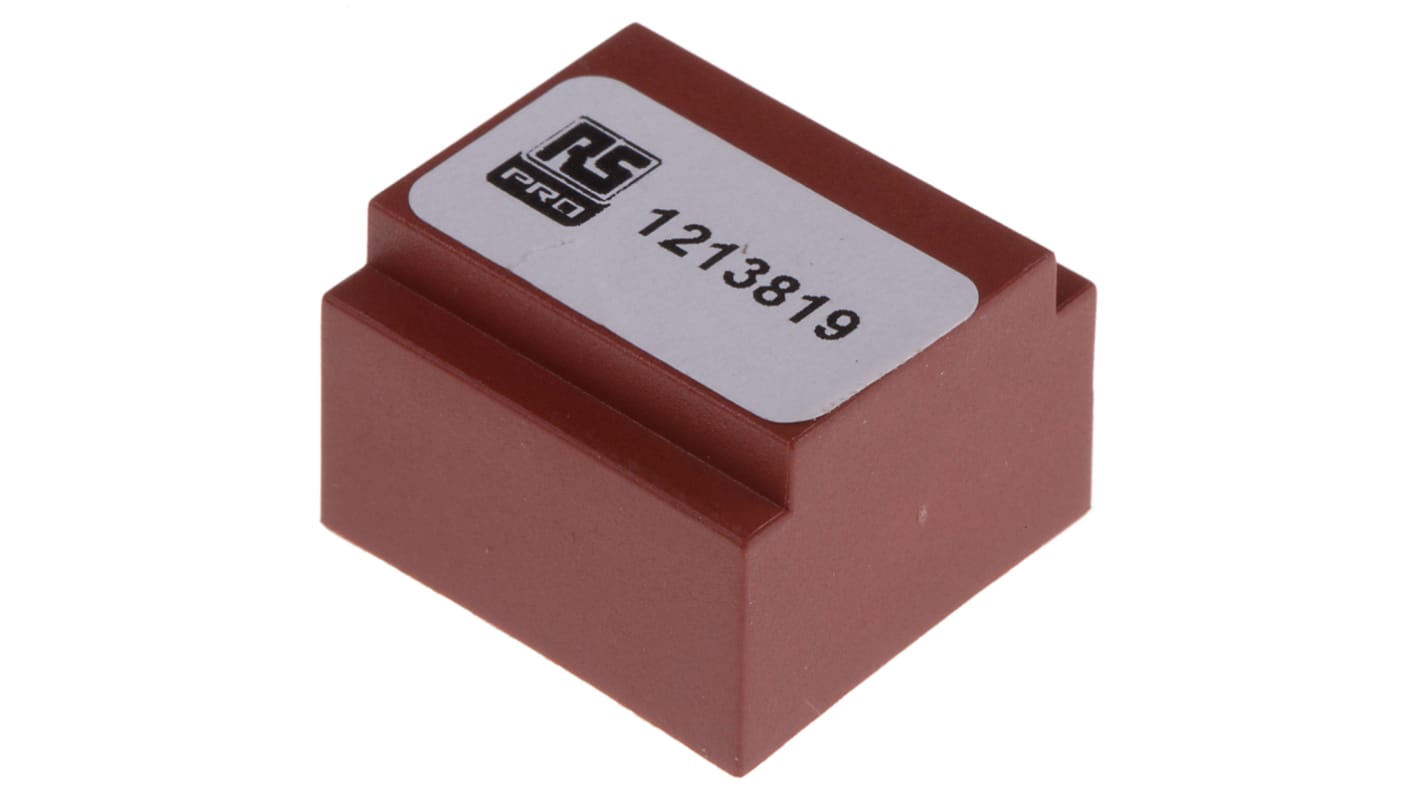 RS PRO 1 x 6V ac 1 Output PCB Mount PCB Transformer, 0.35VA