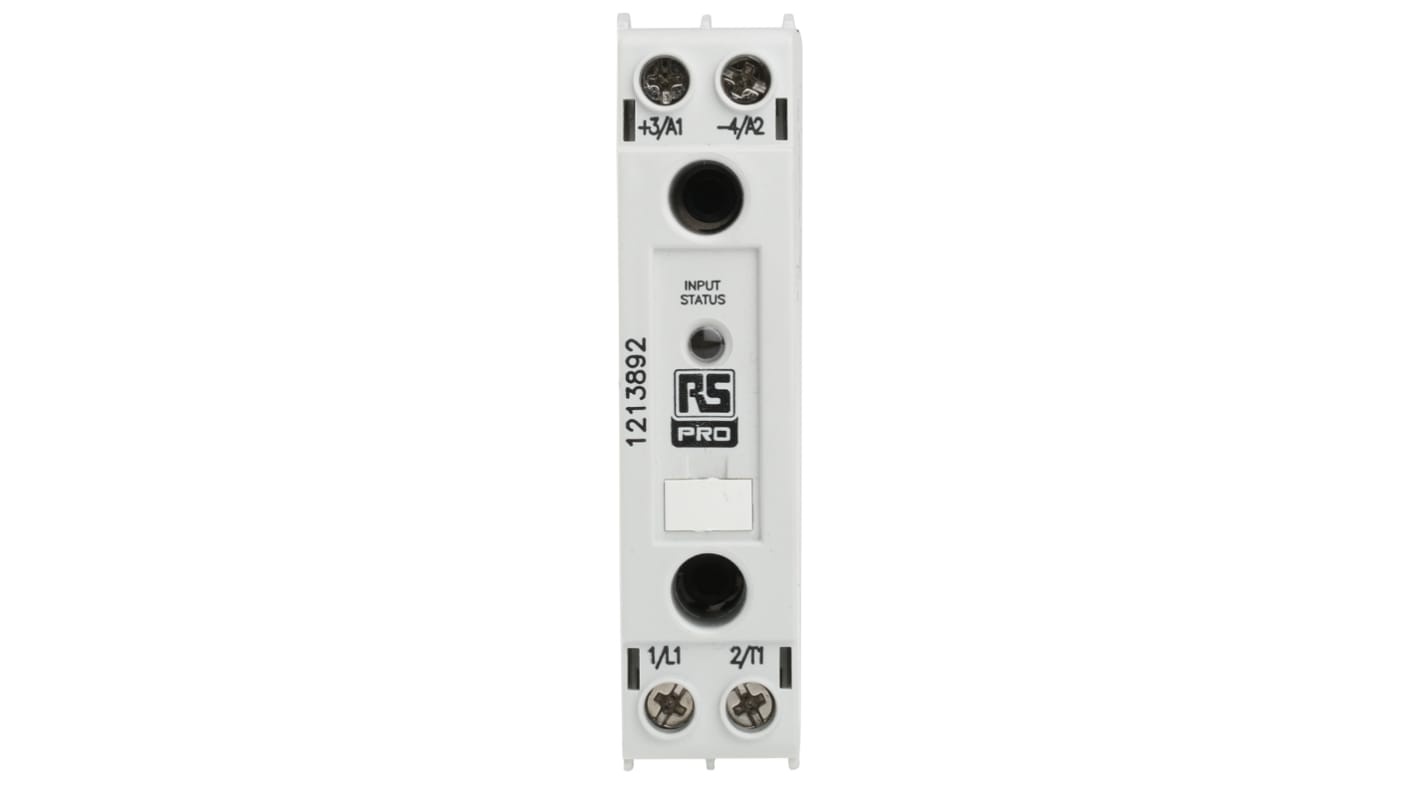 RS PRO Solid State Relay, 20 A Load, DIN Rail Mount, 530 V rms Load, 32 V dc Control