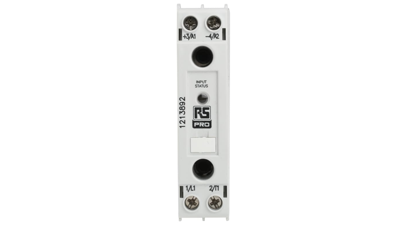 RS PRO 固态继电器, 过零型开关, 最大负载20 A, 530 V 有效值, 最大控制32 V 直流, DIN导轨安装, SP