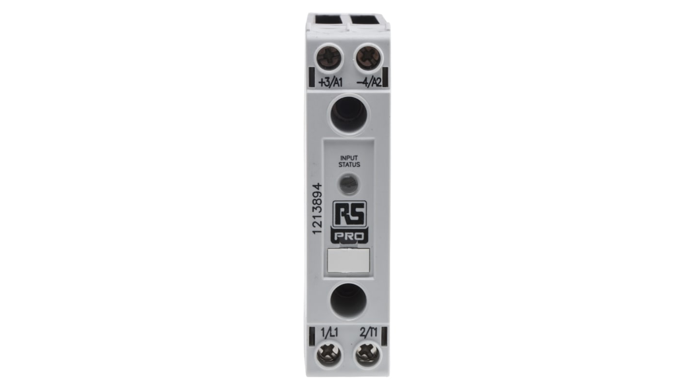RS PRO Solid State Relay, 30 A Load, DIN Rail Mount, 530 V rms Load, 280 V ac Control