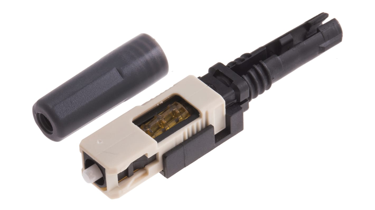RS PRO, SC, PC Multimode Simplex Fibre Optic Connector, OM2 50/125μm Fibre Size, 0.5dB Insertion Loss