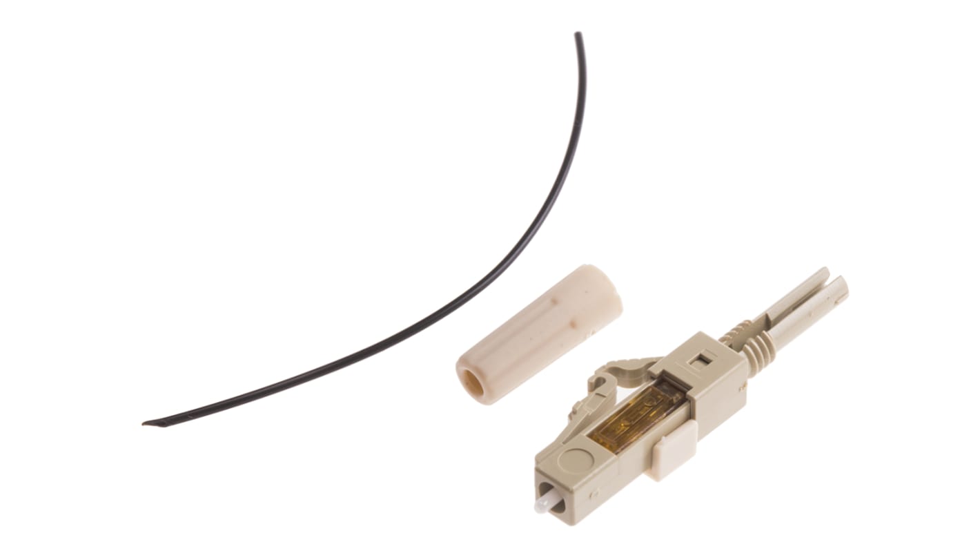 RS PRO, LC, PC Multimode Simplex Fibre Optic Connector, OM3 50/125μm Fibre Size, ≤ 0.4dB Insertion Loss