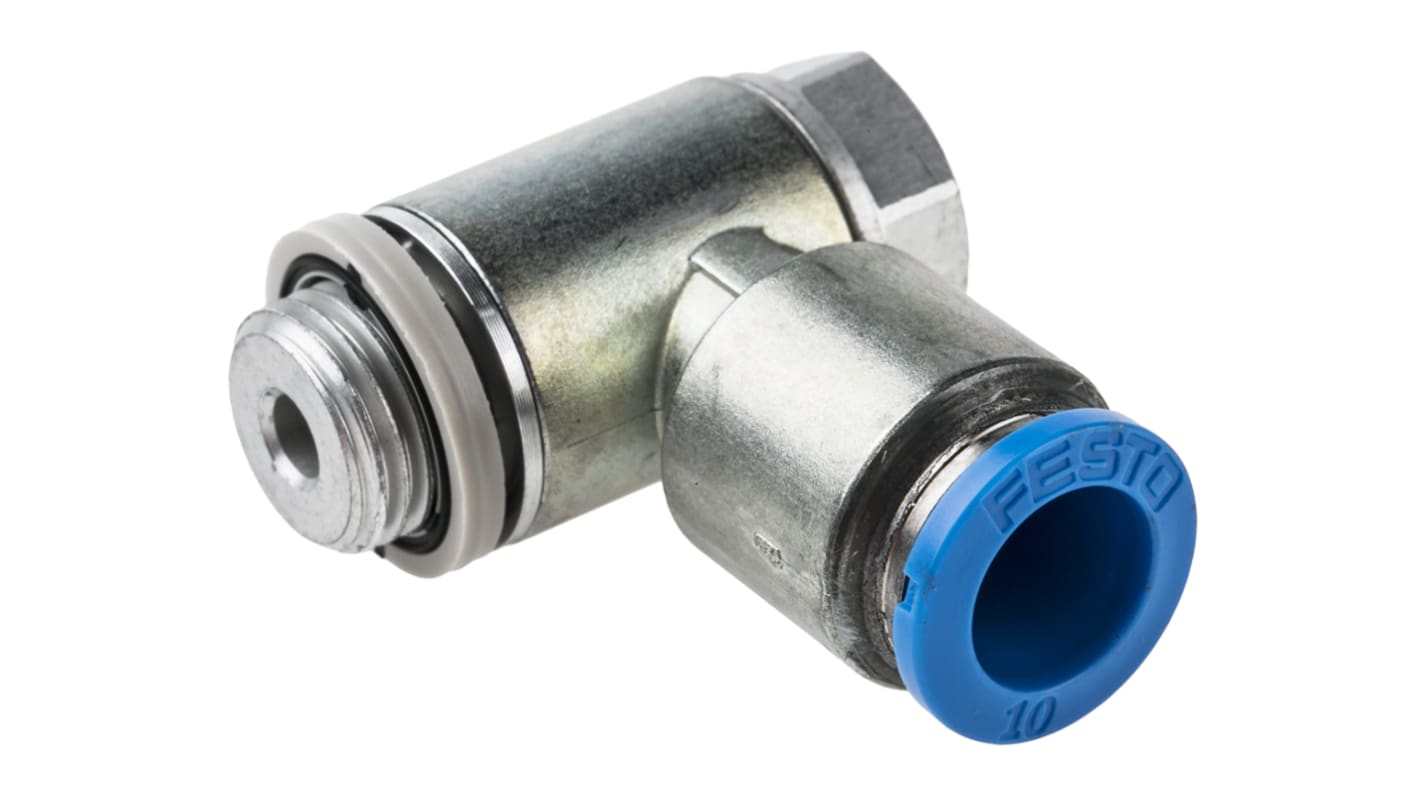 Festo GRLA Series Tube Exhaust Valve, 10mm Tube Inlet Port x G 1/4 Outlet Port, 193148