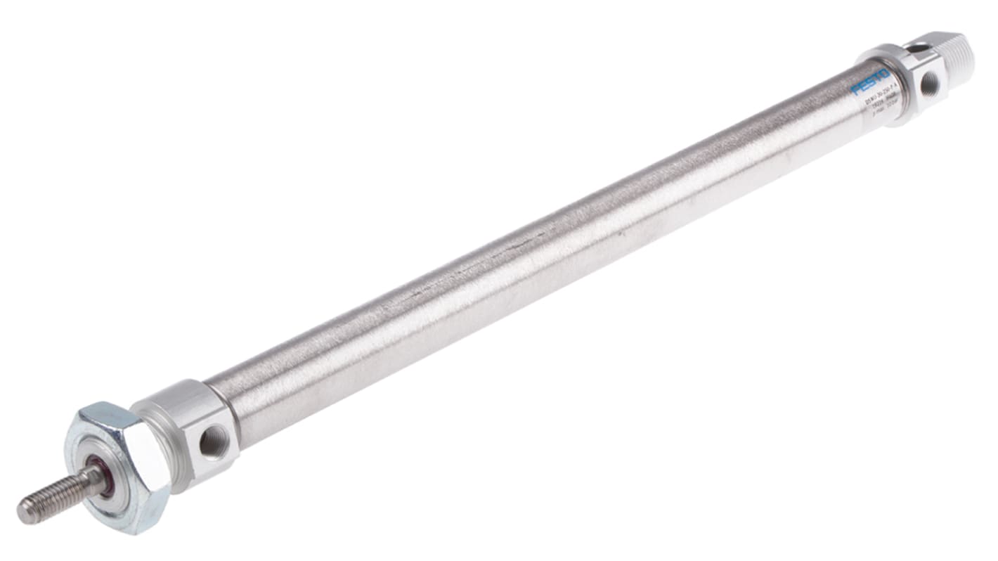 Festo Pneumatic Cylinder - 19216, 20mm Bore, 250mm Stroke, DSNU Series, Double Acting