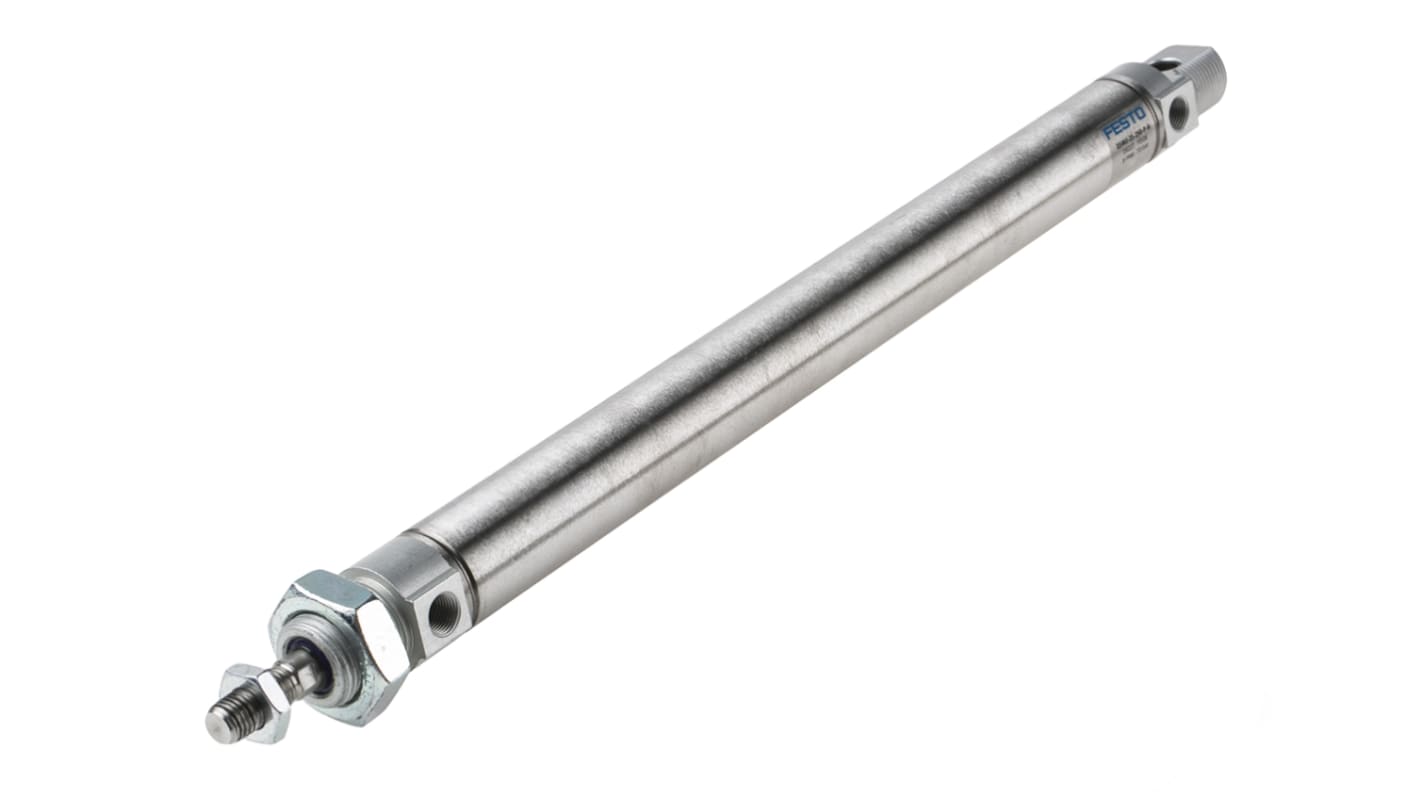 Festo Pneumatic Cylinder - 19227, 25mm Bore, 250mm Stroke, DSNU Series, Double Acting