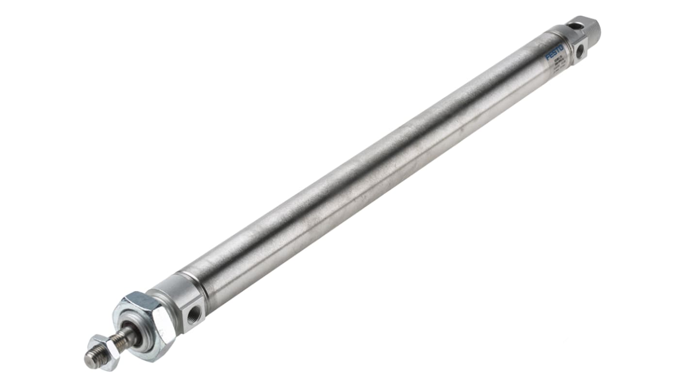 Festo Pneumatic Cylinder - 559291, 25mm Bore, 300mm Stroke, DSNU Series, Double Acting