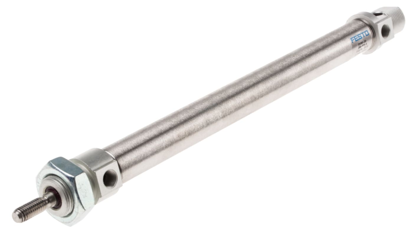 Festo Pneumatic Cylinder - 559278, 20mm Bore, 200mm Stroke, DSNU Series, Double Acting
