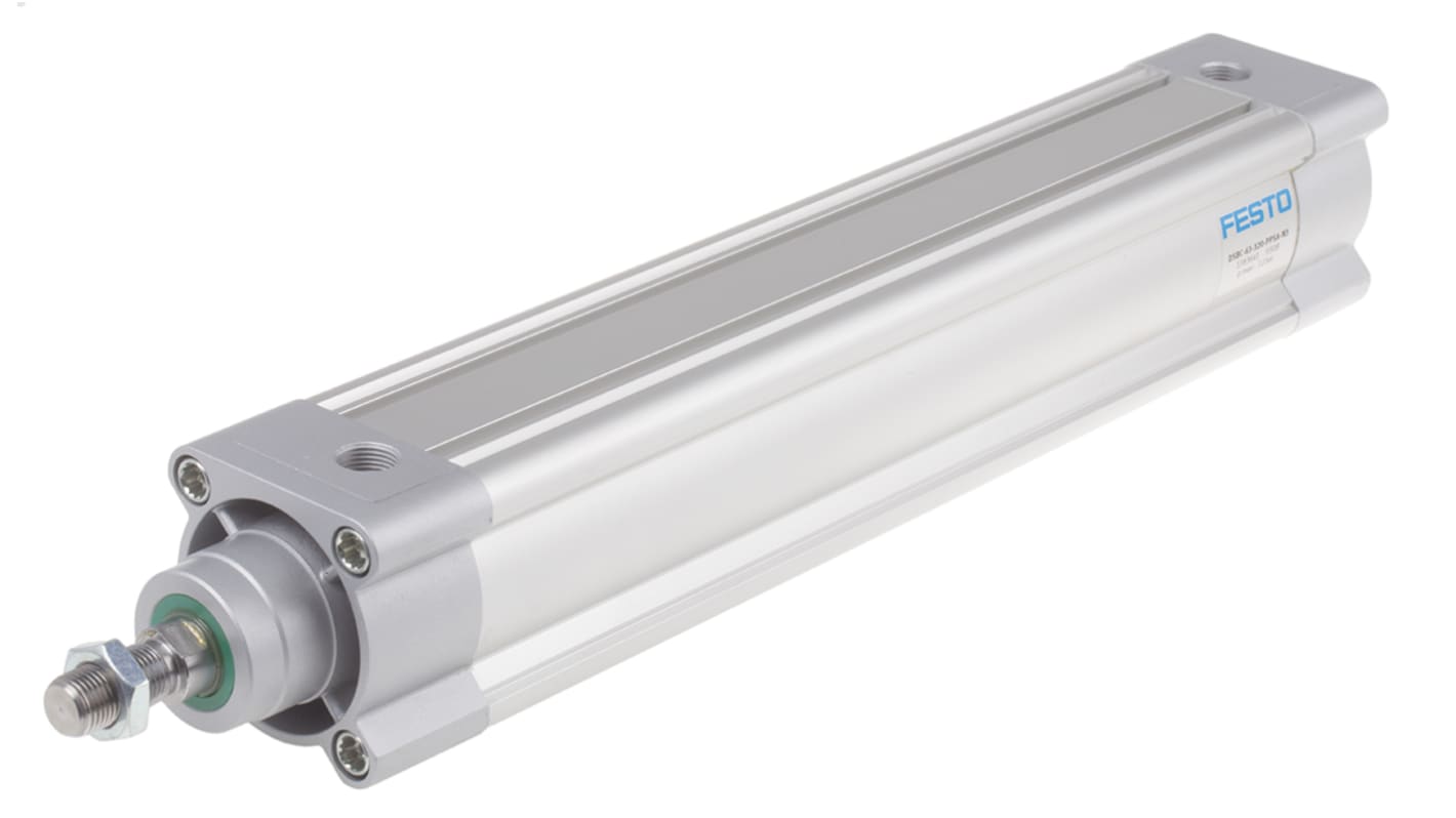 Festo Pneumatic Piston Rod Cylinder - 1383641, 63mm Bore, 320mm Stroke, DSBC Series, Double Acting