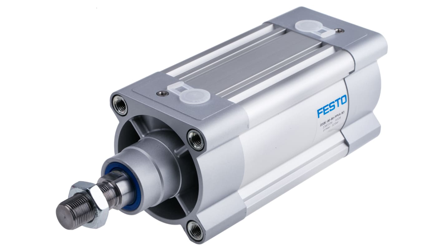 Festo Pneumatic Piston Rod Cylinder - 1383336, 80mm Bore, 80mm Stroke, DSBC Series, Double Acting