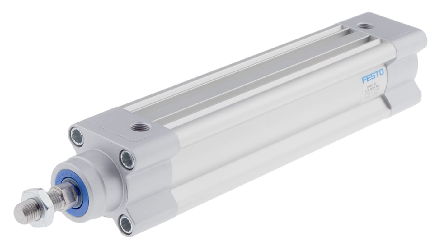 Festo Pneumatic Piston Rod Cylinder - 1376472, 32mm Bore, 125mm Stroke, DSBC Series, Double Acting