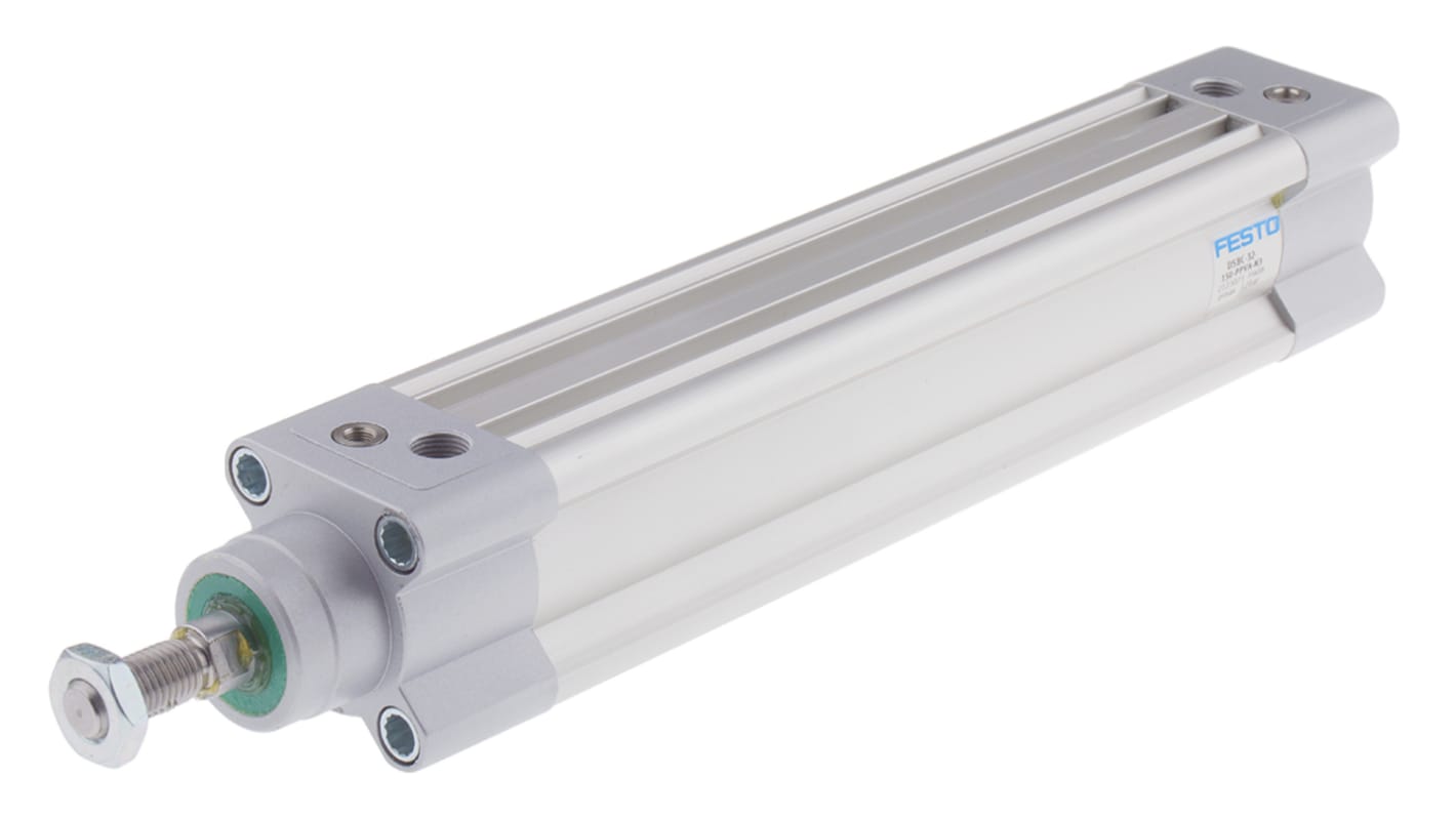 Festo Pneumatic Piston Rod Cylinder - 2123073, 32mm Bore, 150mm Stroke, DSBC Series, Double Acting