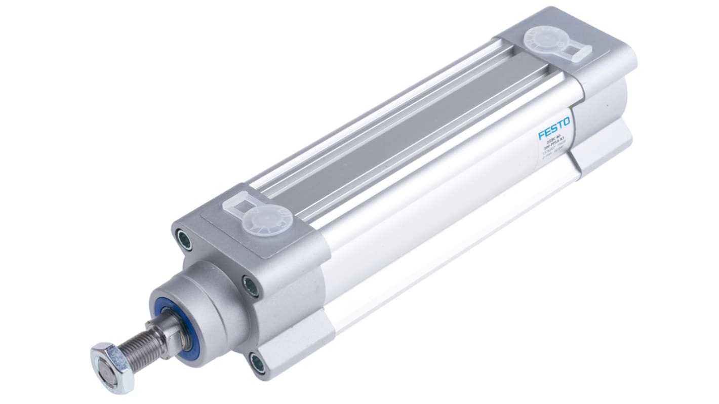 Festo Pneumatic Piston Rod Cylinder - 1376907, 40mm Bore, 100mm Stroke, DSBC Series, Double Acting