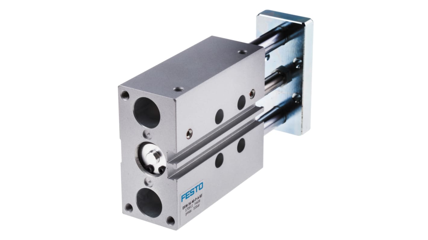Festo Pneumatic Guided Cylinder - 170911, 16mm Bore, 40mm Stroke, DFM Series, Double Acting