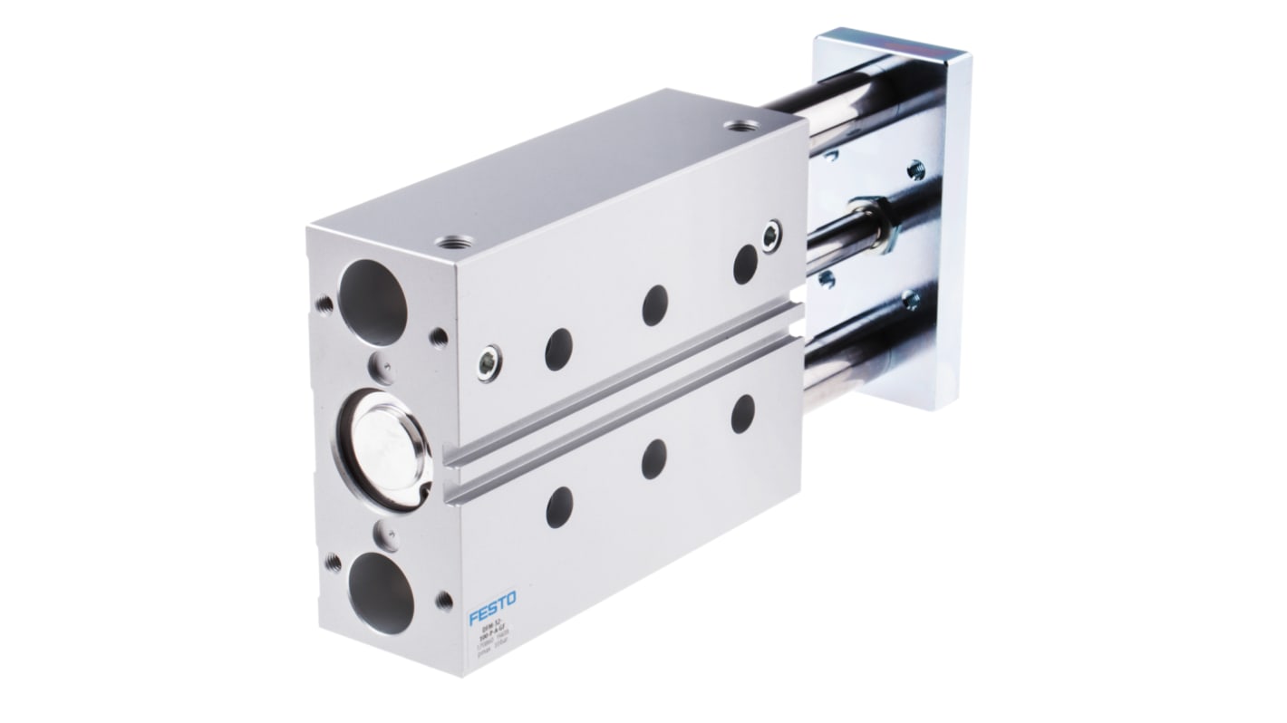 Festo Pneumatic Guided Cylinder - 170860, 32mm Bore, 100mm Stroke, DFM Series, Double Acting