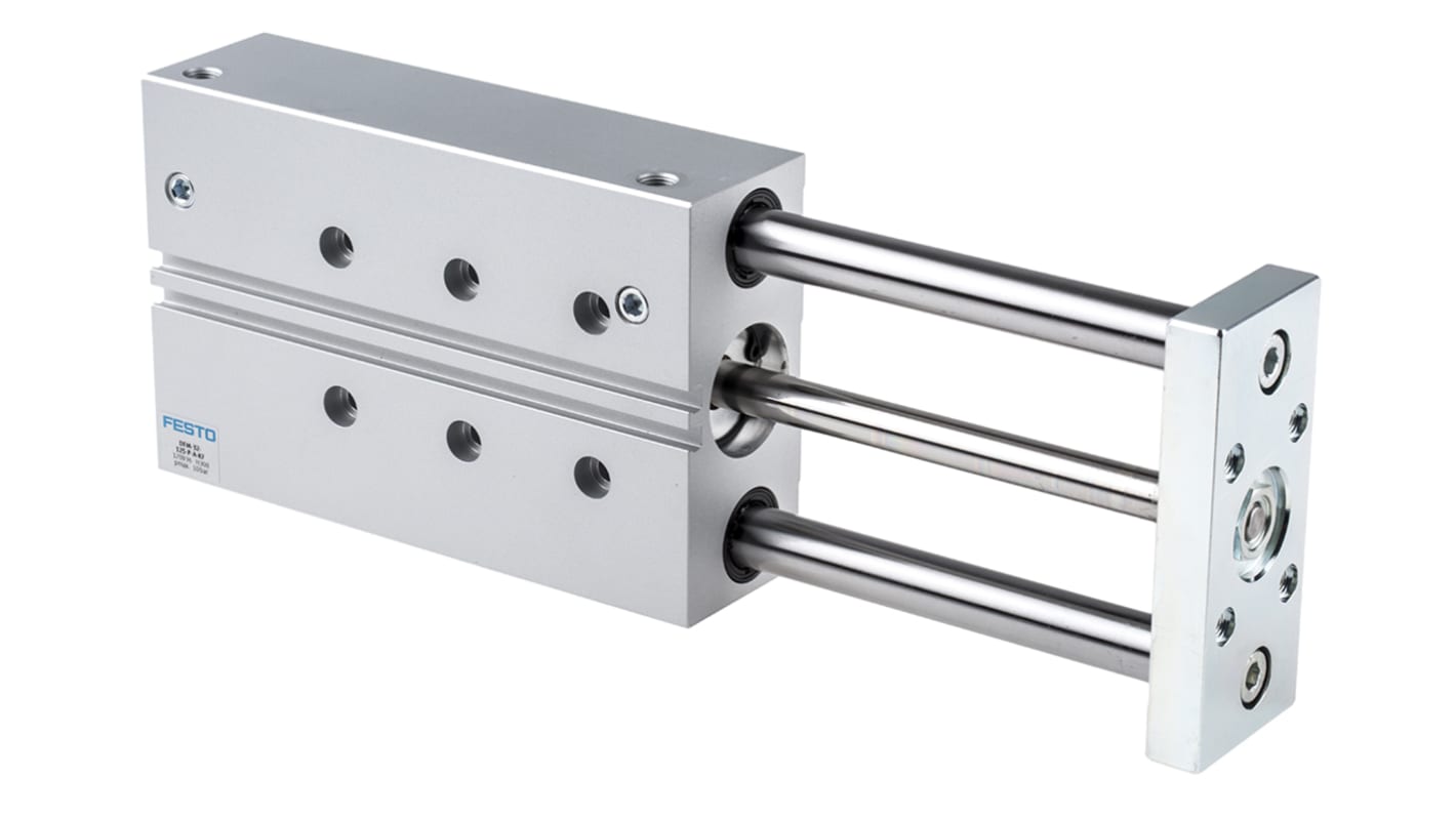 Festo Pneumatic Guided Cylinder - 170936, 32mm Bore, 125mm Stroke, DFM Series, Double Acting