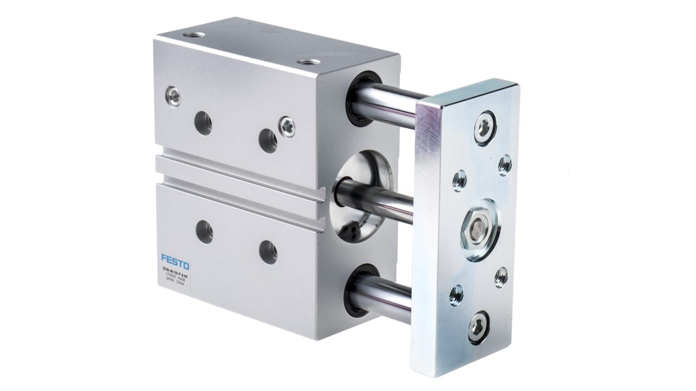 Festo Pneumatic Guided Cylinder - 170940, 40mm Bore, 50mm Stroke, DFM Series, Double Acting
