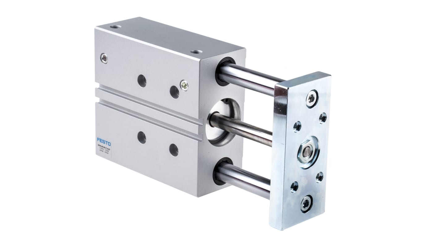 Festo Pneumatic Guided Cylinder - 170941, 40mm Bore, 80mm Stroke, DFM Series, Double Acting