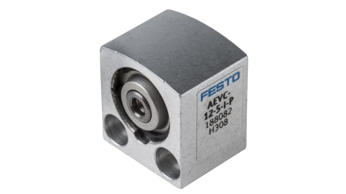 Festo AEVC 188082, M5 Pneumatikzylinder einfachwirkend, Bohrung Ø 12mm / Hub 5mm, bis 10 bar