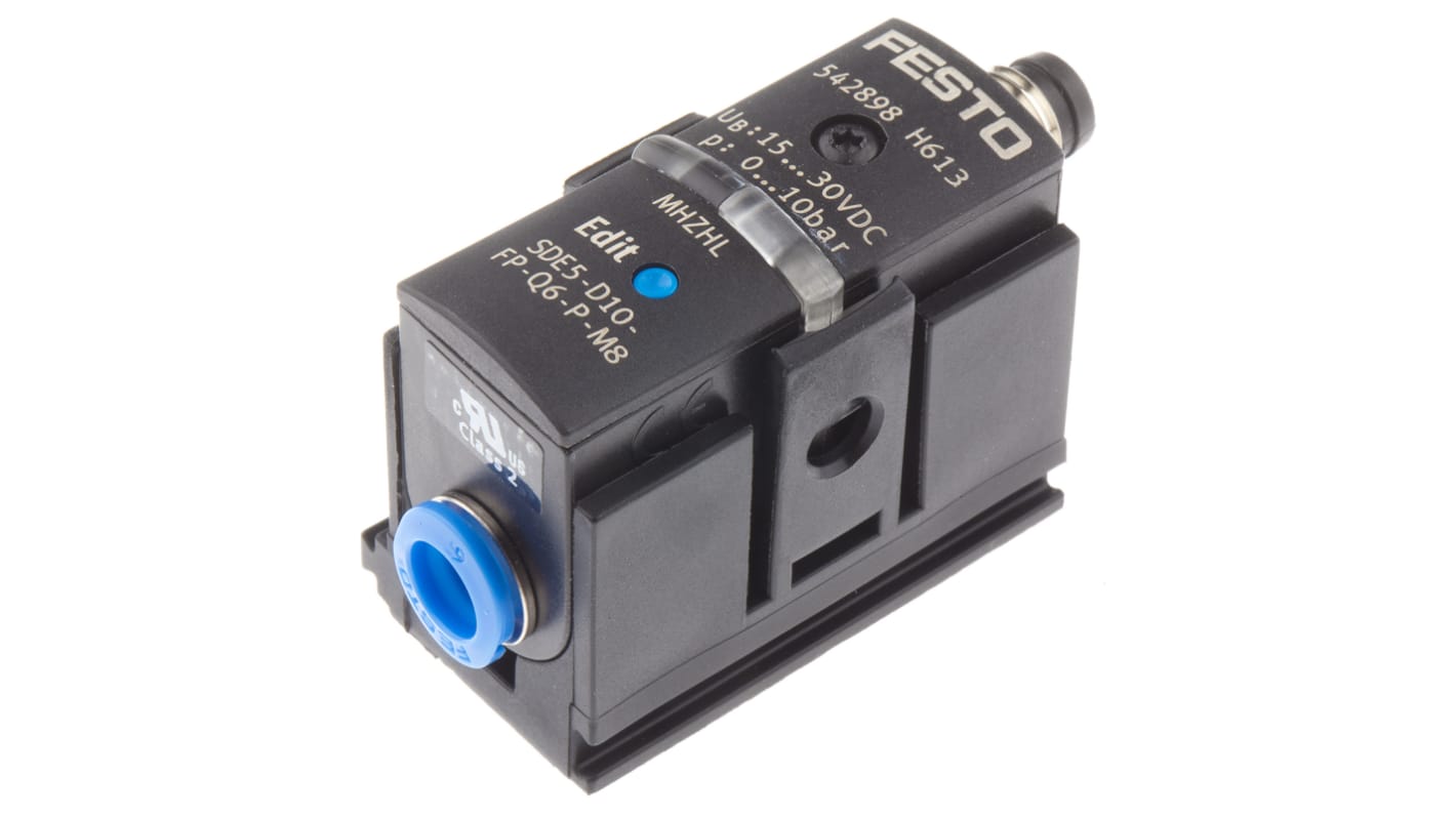 Tlakový snímač 15 to 30V dc IP40, max. tlak: 10bar Festo, přípojka portu: 6 mm Tubing