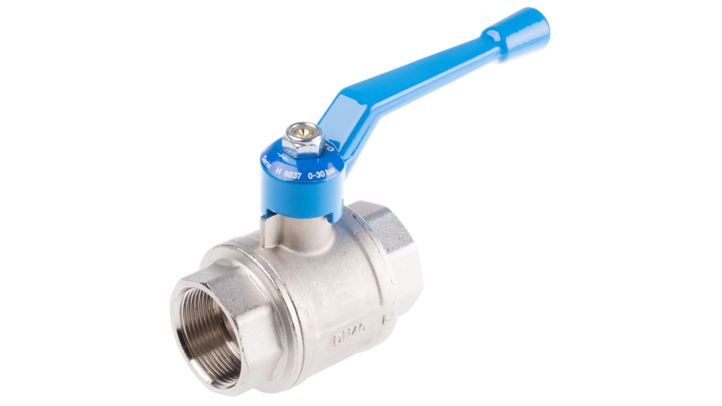 Festo Brass 2 Way, Ball Valve, G 38.1mm, 40mm, -0.95 → 30bar Operating Pressure