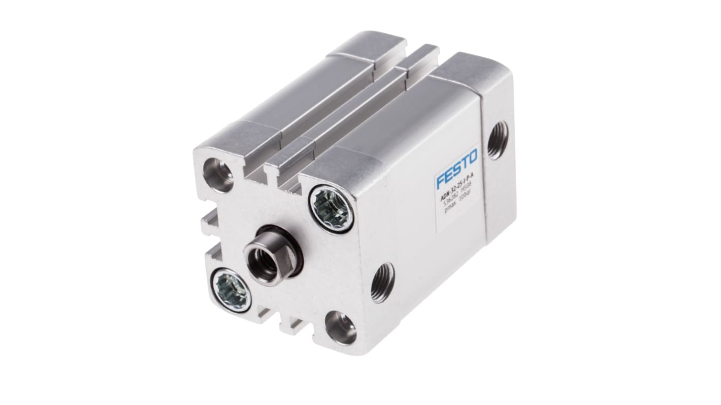 Festo Pneumatic Cylinder - 536282, 32mm Bore, 25mm Stroke, ADN Series, Double Acting