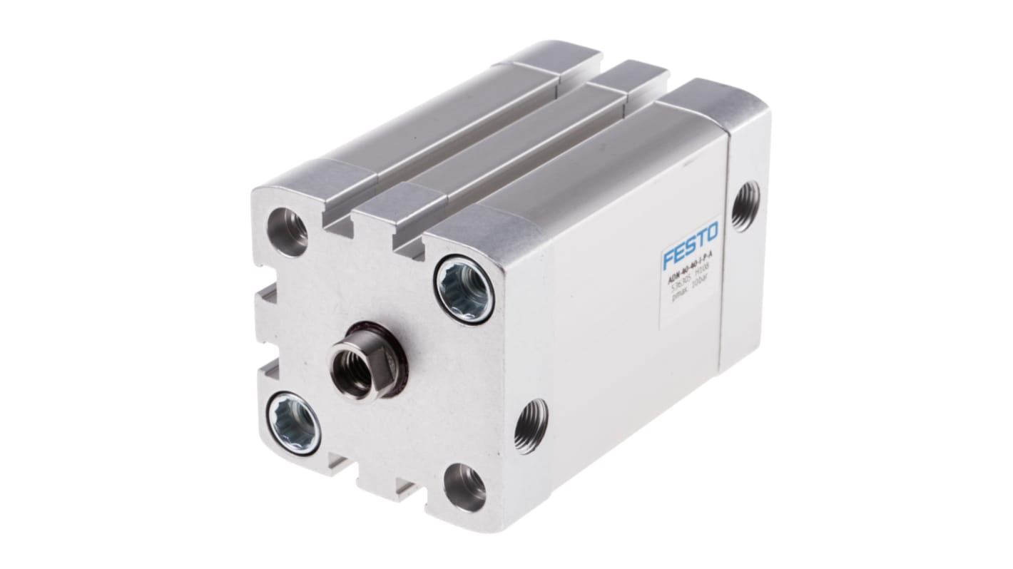 Festo Pneumatic Cylinder - 536305, 40mm Bore, 40mm Stroke, ADN Series, Double Acting
