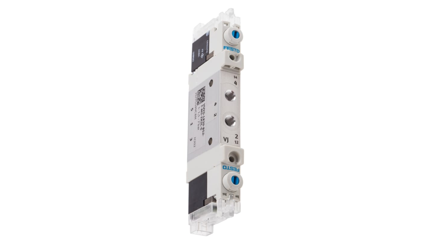Festo 5/2 Solenoid Valve - Solenoid/Solenoid Metric M5 VUVG Series 24V dc, 8042540