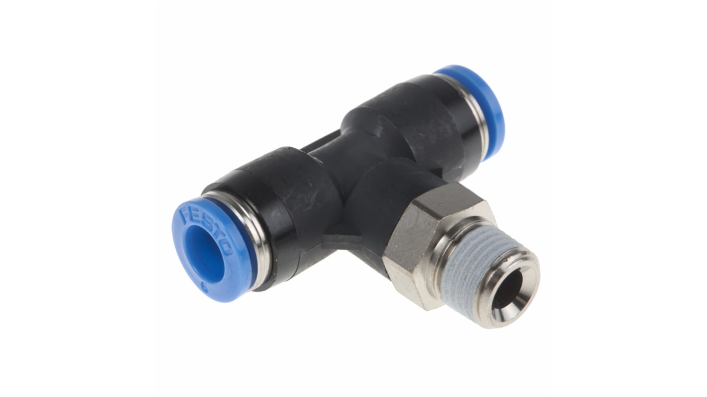Raccordo pneumatico Festo, serie QS Nichelato