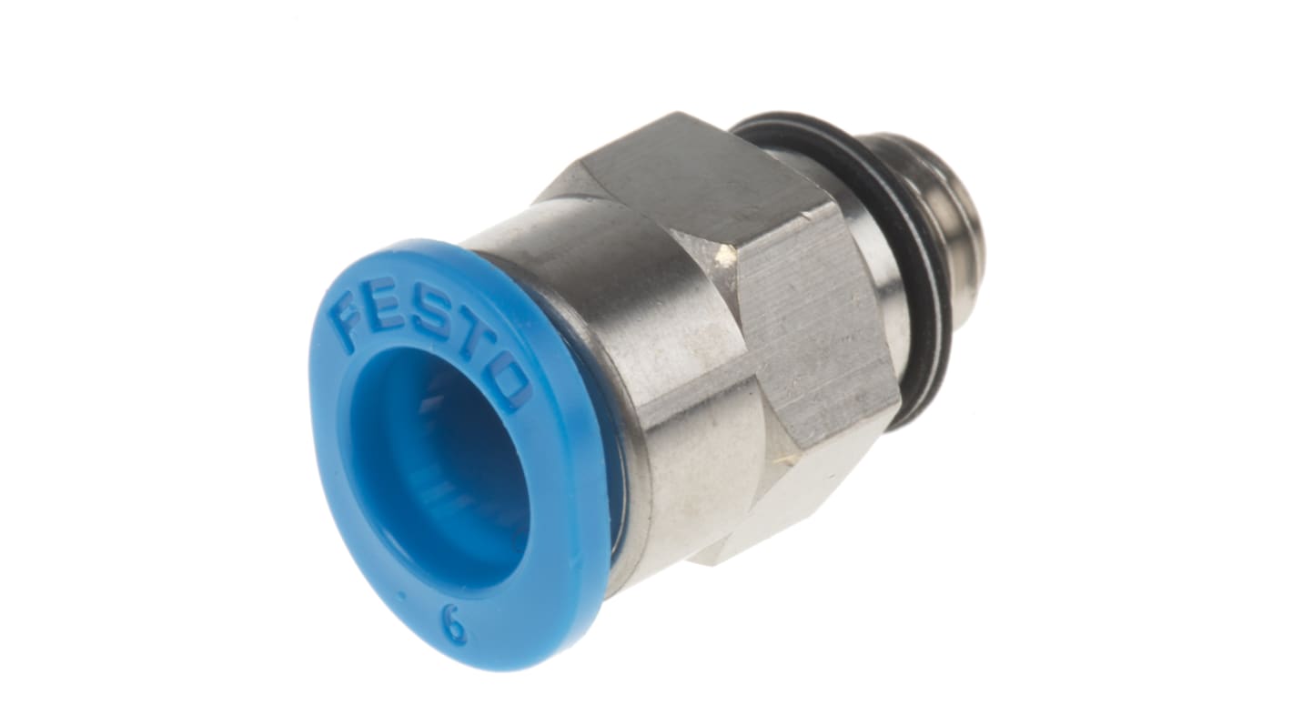 Raccordo pneumatico Festo, serie QS Nichelato No No