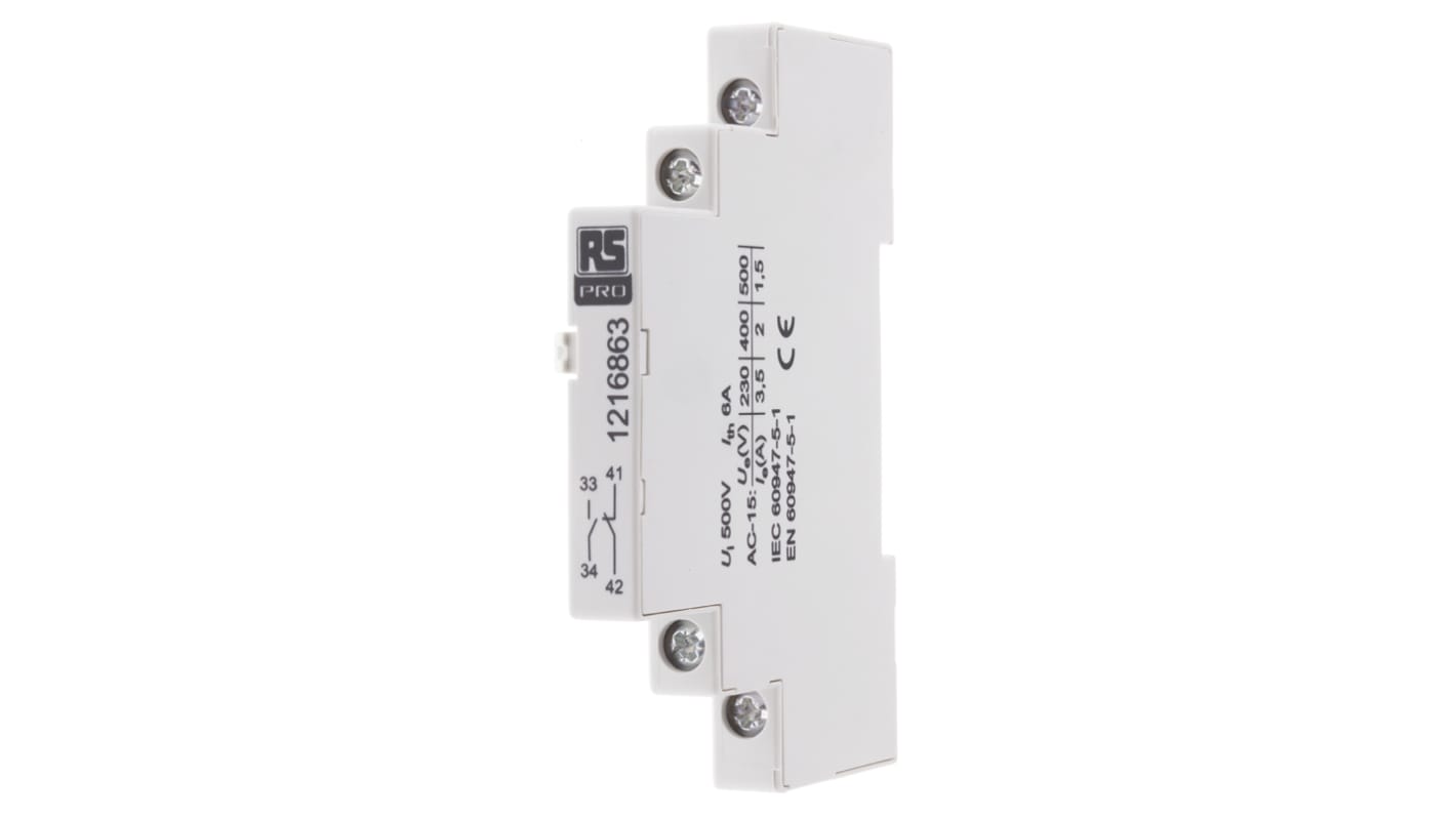 RS PRO Auxiliary Release Circuit Trip for use with MS32 & MSB32 Motor Protection Circuit Breakers