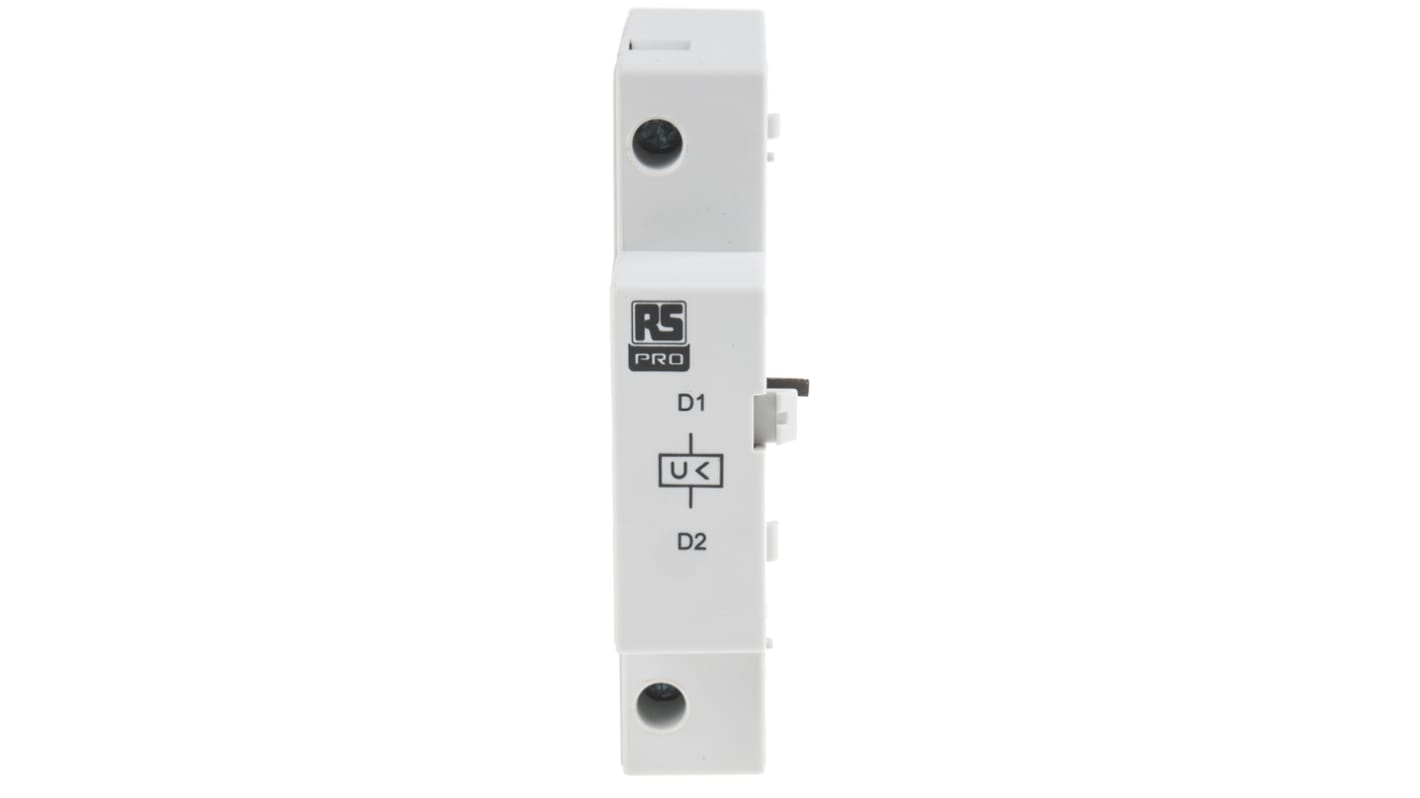 RS PRO Undervoltage Release, DIN Rail Mount