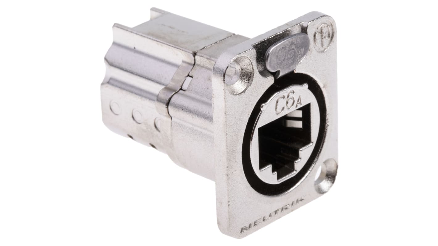 Neutrik, etherCON CAT6A D shape Connector for use with etherCON Connectors